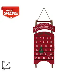 PROHOME - Saně dřevěné adventní kalendář