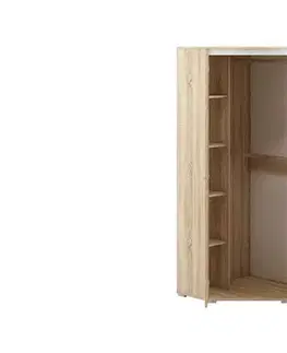 ArtMLM Rohová šatní skříň JOE 04