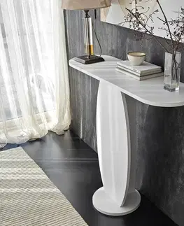 Odkládací stolek Ellittica White