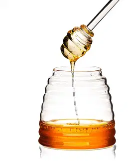 4Home Skleněná dóza na med Honey