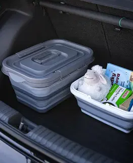 4Home Skládací silikonový nákupní košík Clean