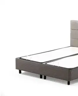 Rám jednolůžkové postele s čelem Vitalia 120 x 200 - Light Grey