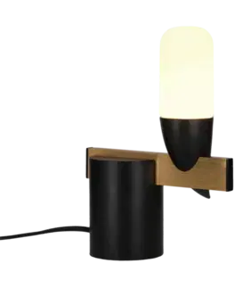 Nástěnná lampa černáLED 5,4W 20cm Sakai Ledea