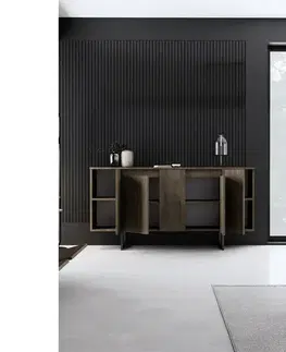 Skříňka Luxe Walnut and Black
