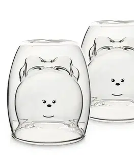 4Home Termo sklenice Hot&Cool Lady Bear 250 ml, 2 ks