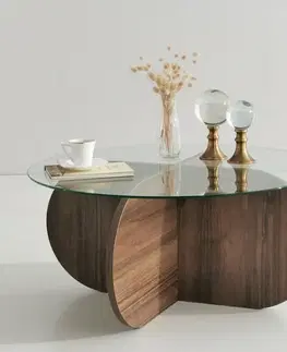 Konferenční stolek Bubble - Walnut