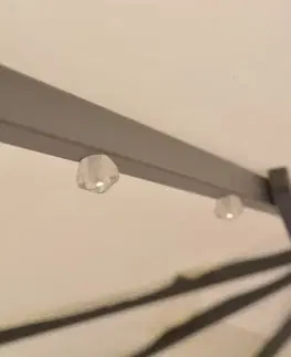 Konzolový slunečník s LED světly Ø 300 cm