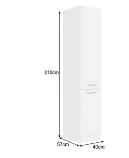 Vysoká skříňka SPLIT 40 DK-210 2F Tempo Kondela