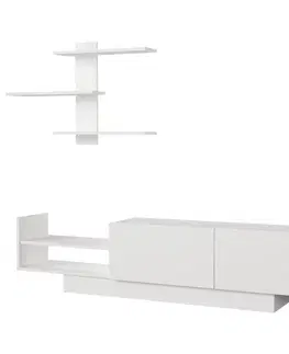 TV stěna / Sestava pod TV Egemen - White