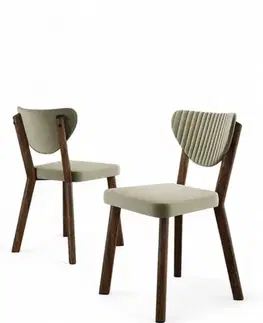 Sada židlí (4 kusy) Arfe - Cream, Brown