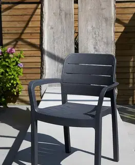 KETER Zahradní židle TIARA | grafit