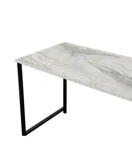 Pracovní stůl Twin Freesia Marble and Black