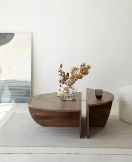Sada konferenčních stolků Podium Wood - Walnut