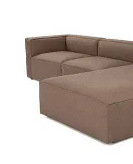 Rohová sedací souprava Mora XL (L1-O1-ChlRight) - Brown