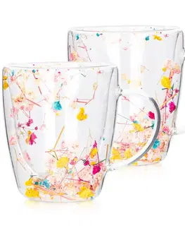 4Home Termo sklenice Floral Hot&Cool 300 ml, 2 ks