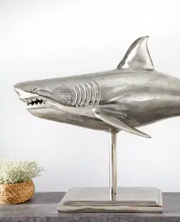 Dekorační socha žralok AMEIS 100 cm Dekorhome