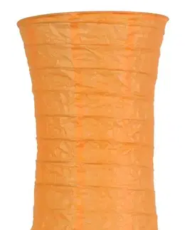 Papírová stojací lampa oranžová noc 60W E14 Tai