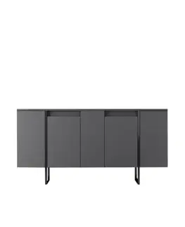 Konzolový stolek Luxe - Anthracite, Black