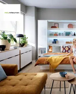 Dig-net nábytek Sklápěcí postel Lenart BED CONCEPT BC-13 dub artisan | 180 x 200 cm
