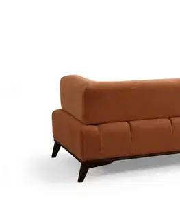 Dvoumístná pohovka Hera - Orange, Black