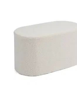 Taburet SOFT Capsule, bílá