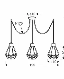 Závěsná lampa PRIMO Candellux