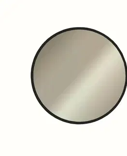 Zrcadlo Yuvarlak Ayna Siyah 60 cm