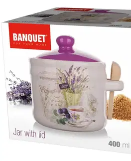 Banquet LAVENDER dóza se lžičkou 60ZF1099 400ml