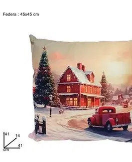 PROHOME - Polštář vánoční 41x41cm LED různé druhy