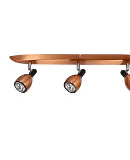 Nástěnná lampa 3X50W GU10 měděná CROSS
