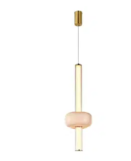 PURAS D lampa wisząca 15W LED 3000K klosz bezbarwny+biały