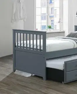 Postel s přistýlkou a úložným prostorem AUSTIN NEW bílá Tempo Kondela