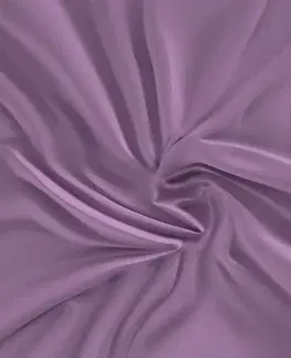Kvalitex Saténové prostěradlo s gumou fialová, 90 x 200 cm