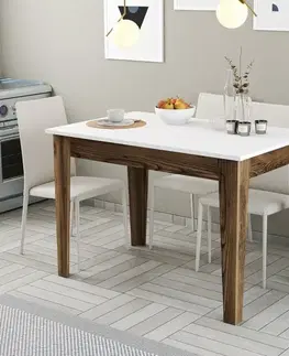 Kuchyňský stůl Kiev 505 - Walnut, White