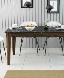 Jídelní stůl Milan Walnut and Black