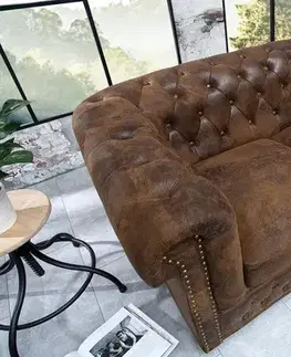 Chesterfield pohovka 2-místná MIDAS Dekorhome