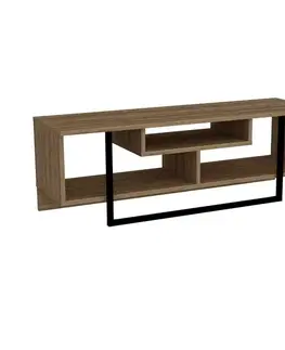 TV stolek Asal (120) - Walnut, Black