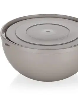 BANQUET Miska plastová s víkem CULINARIA průměr 24,7 cm 4 l, Latte   