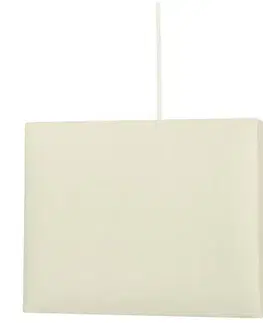 Stropní závěsná lampa 1X60W E27 krémová BASIC