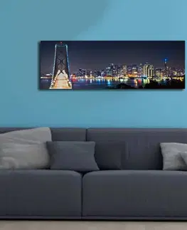 Dekorativní LED osvětlený obraz na plátně 3090İACT-37