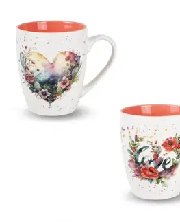 VERONI - Hrnek 360ml Coral různé motivy