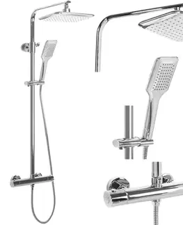 REA Sprchový set s baterií 150mm Tom chrom z termostatem REA-P7100