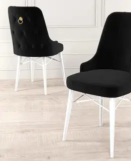 Sada židlí (4 kusy) Pare - Black, White