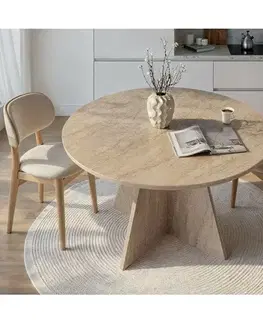 Jídelní stůl ORIGAMI Travertine, 