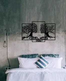 Dekorativní kovový doplněk na zeď Love Tree