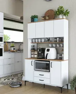 Skříň Jedy Walnut and White