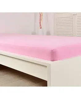 Prostěradlo jersey IDEAL 180x200 růžové
