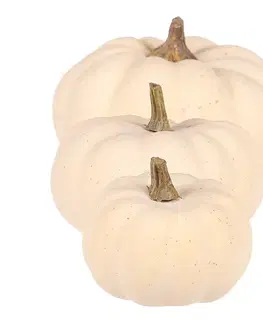 Dýně krémová, plast, 3 ks