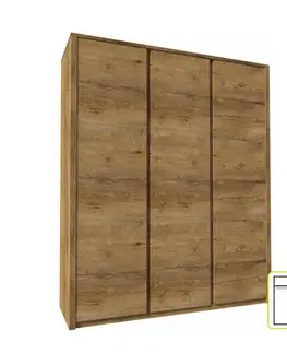 Šatní skříň třídveřová MONTANA S3D Tempo Kondela