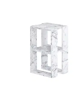 Noční stolek Lonie - Carrara Marble